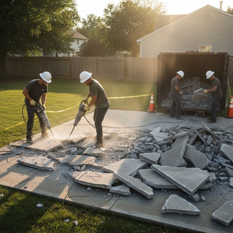 Cement Removal in Sacramento, CA
