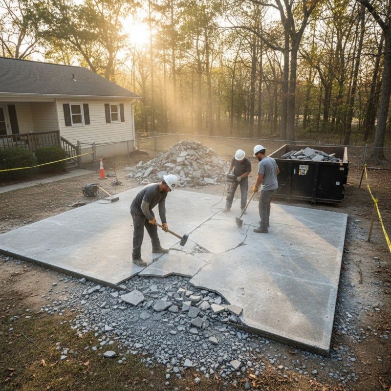 Concrete Porch Removal in Bergen County, NJ